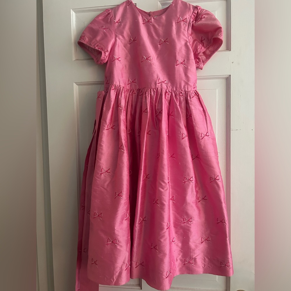 Lilly Pulitzer Pink Puff Sleeve Sundress for Weddings